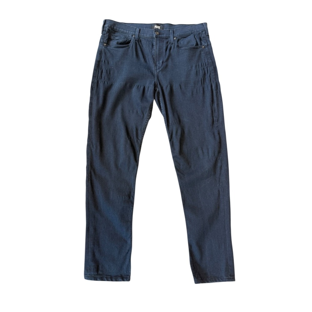 Paige Lennox‎ Slim Fit Jeans Mens 35 Dark Wash Blue Denim Pants